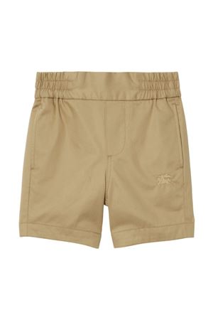 Beige cotton shorts BURBERRY KIDS | 8078257A7026